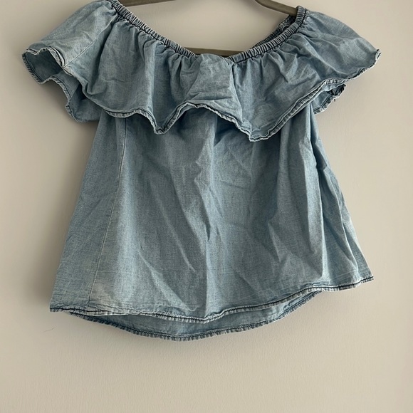 NEW!! Off shoulder MANGO top with a ruffle - Picture 5 of 11